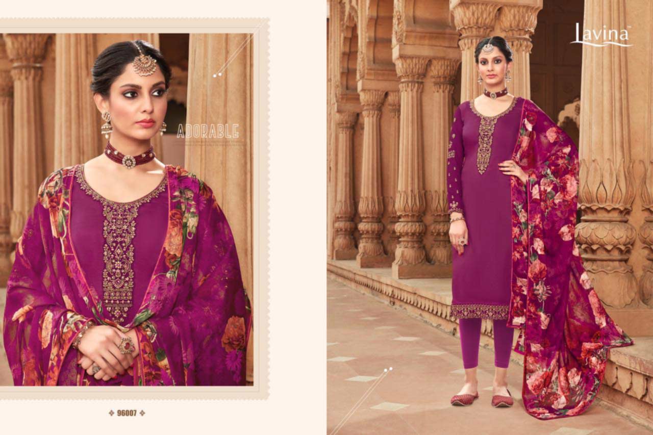 Lavina Vol-96 Natural Crepe Salwar Kameez Lavina Vol-96 Natural Crepe Salwar Kameez